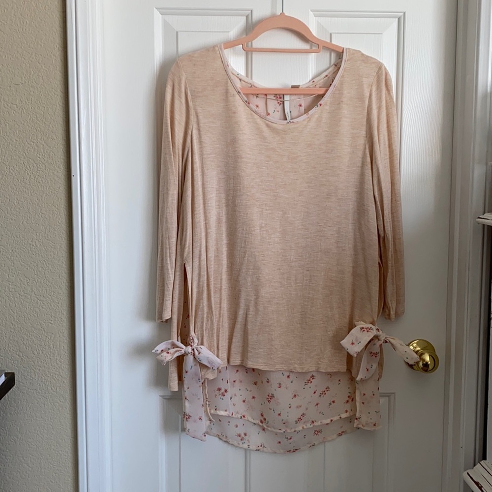 Lauren Conrad Floral Shirt